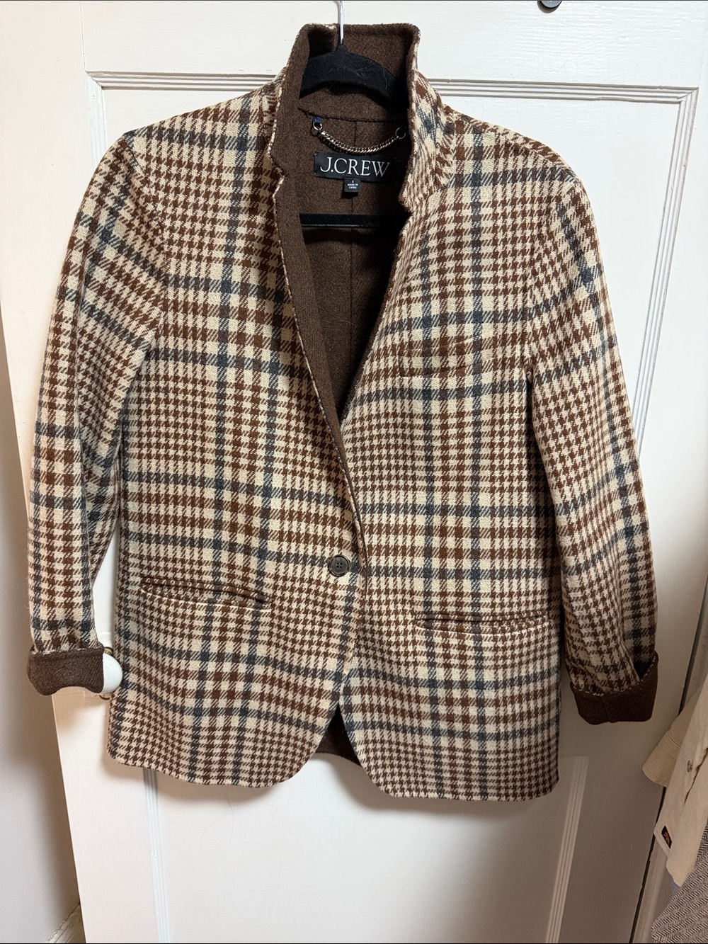 JCrew women’s size 2 regents double faced blazer nwot